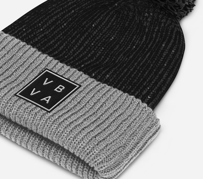 VBVA Speckled Pom-Pom Beanie by CoVA Tennis Virginia Beach