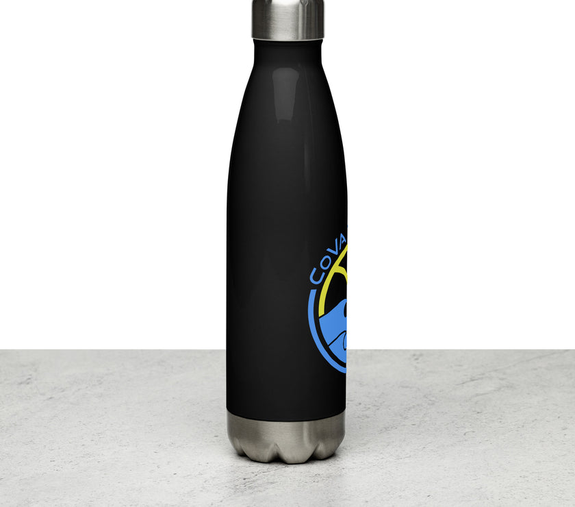 CoVA Tennis Ball & Waves Logo Stainless steel water bottle