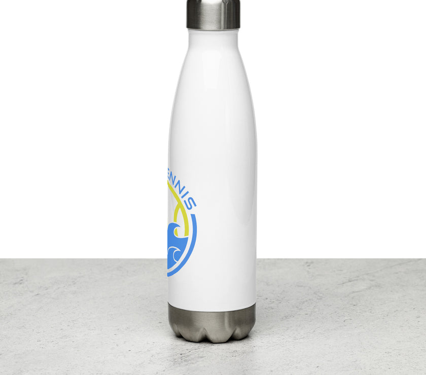 CoVA Tennis Ball & Waves Logo Stainless steel water bottle