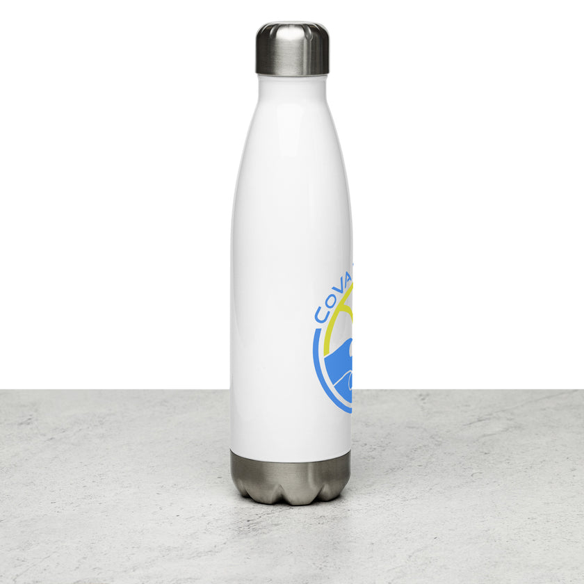 CoVA Tennis Ball & Waves Logo Stainless steel water bottle