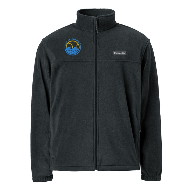 CoVA Tennis Ball & Waves Logo Unisex Columbia fleece jacket