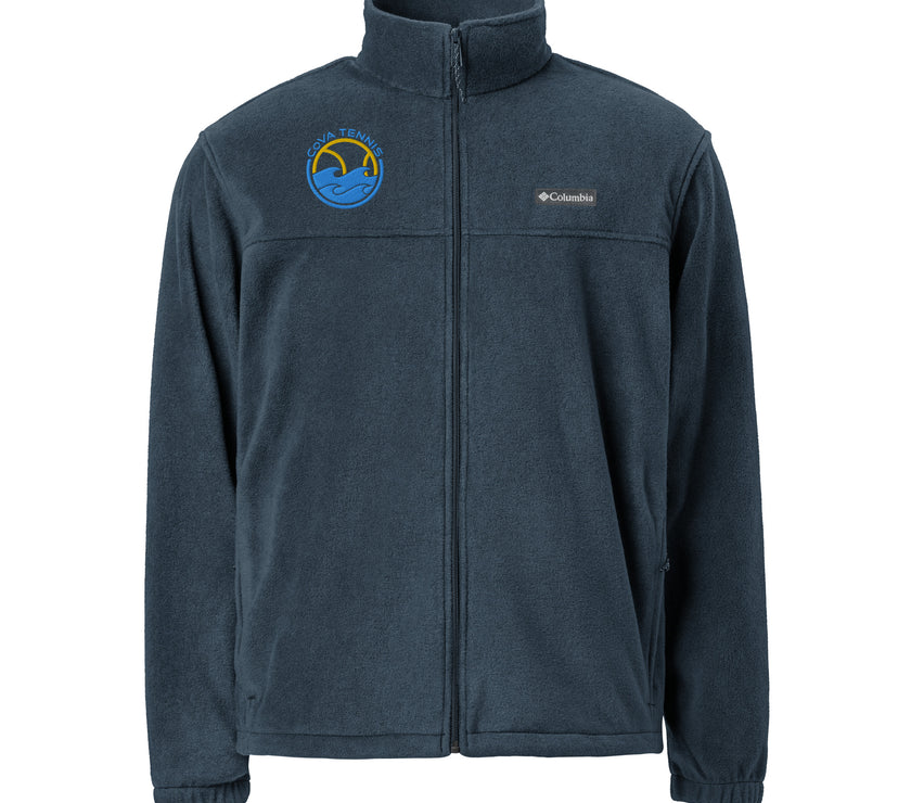 CoVA Tennis Ball & Waves Logo Unisex Columbia fleece jacket