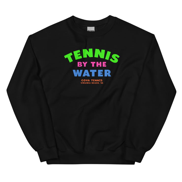 Tennis By The Water Unisex Sweatshirt by CoVA Tennis