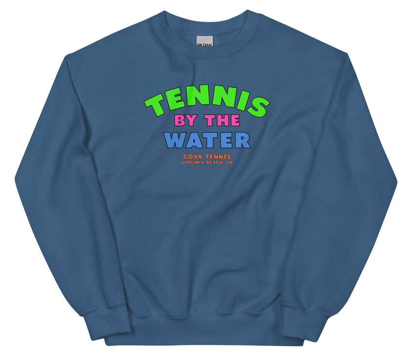 Tennis By The Water Unisex Sweatshirt by CoVA Tennis