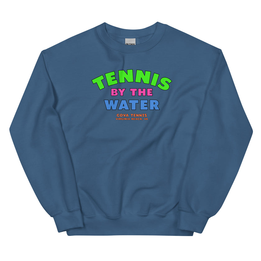 Tennis By The Water Unisex Sweatshirt by CoVA Tennis