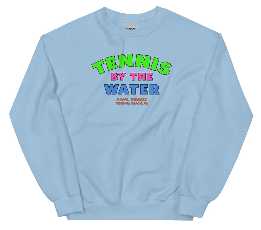 Tennis By The Water Unisex Sweatshirt by CoVA Tennis