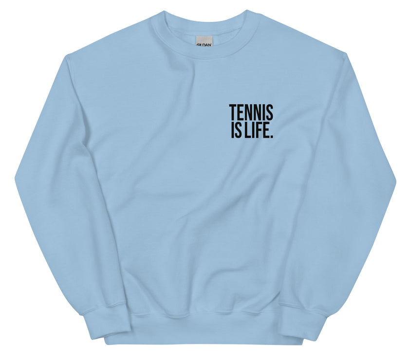 Tennis is LIfe Heavy Blend Unisex Sweatshirt by CoVA Tennis