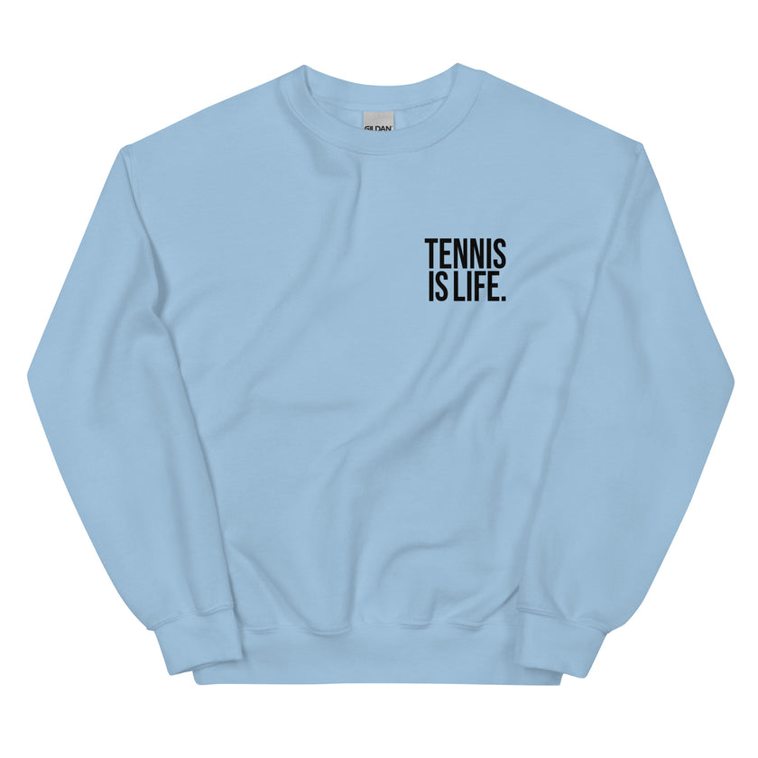 Tennis is LIfe Heavy Blend Unisex Sweatshirt by CoVA Tennis