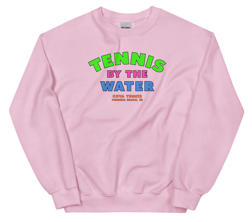 Tennis By The Water Unisex Sweatshirt by CoVA Tennis