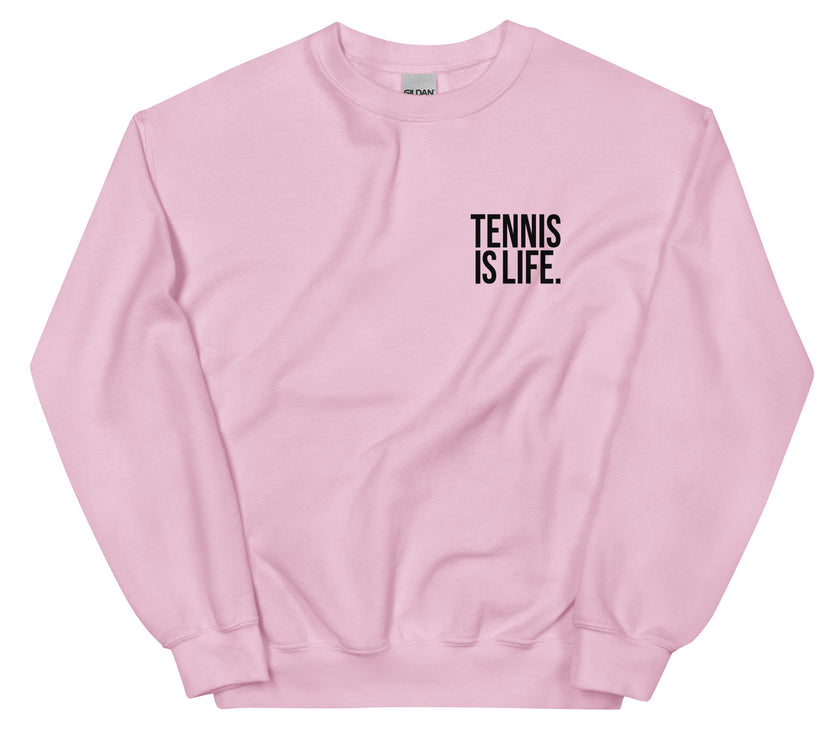 Tennis is LIfe Heavy Blend Unisex Sweatshirt by CoVA Tennis