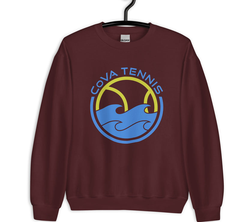 CoVA Tennis Ball & Waves Logo Unisex heavy blend Sweatshirt