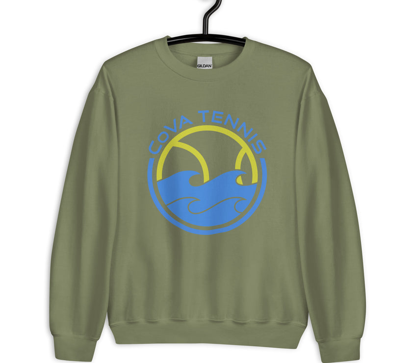 CoVA Tennis Ball & Waves Logo Unisex heavy blend Sweatshirt