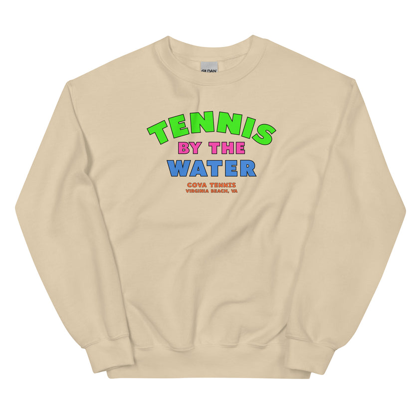 Tennis By The Water Unisex Sweatshirt by CoVA Tennis