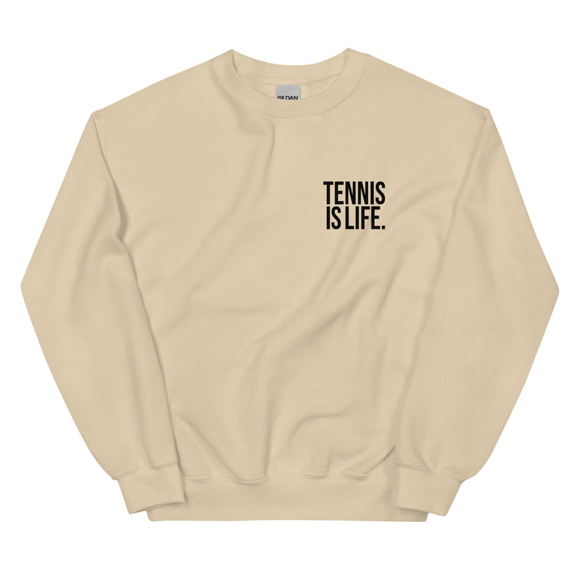 Tennis is LIfe Heavy Blend Unisex Sweatshirt by CoVA Tennis