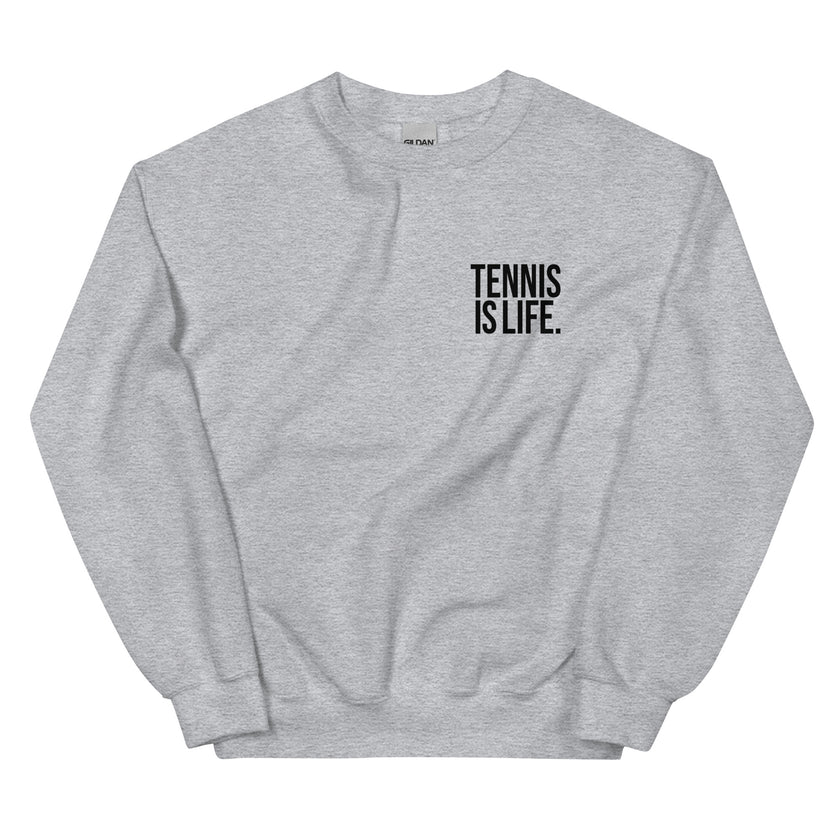 Tennis is LIfe Heavy Blend Unisex Sweatshirt by CoVA Tennis