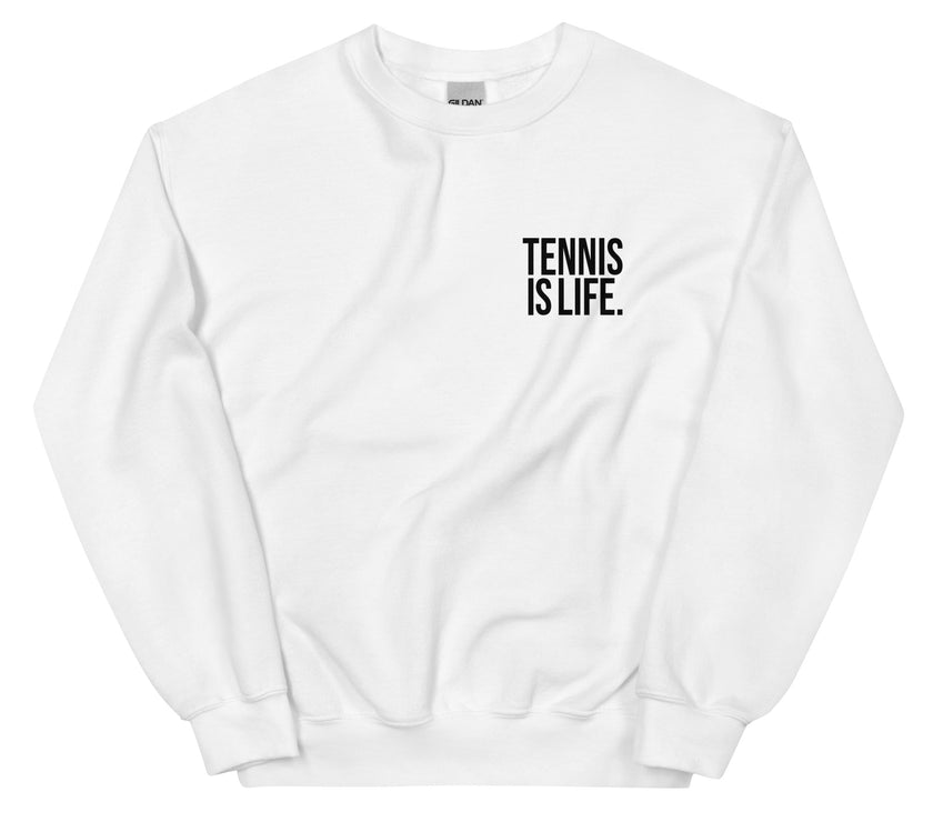 Tennis is LIfe Heavy Blend Unisex Sweatshirt by CoVA Tennis