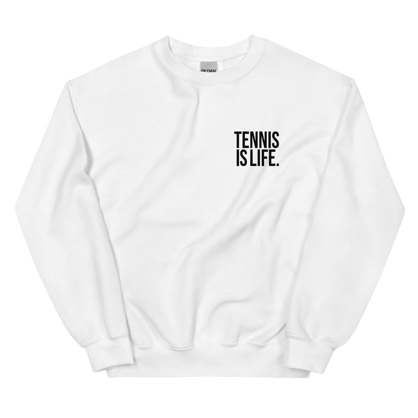 Tennis is LIfe Heavy Blend Unisex Sweatshirt by CoVA Tennis