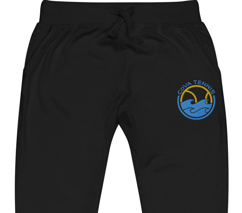 CoVA Tennis Ball & Waves Logo Unisex fleece sweatpants