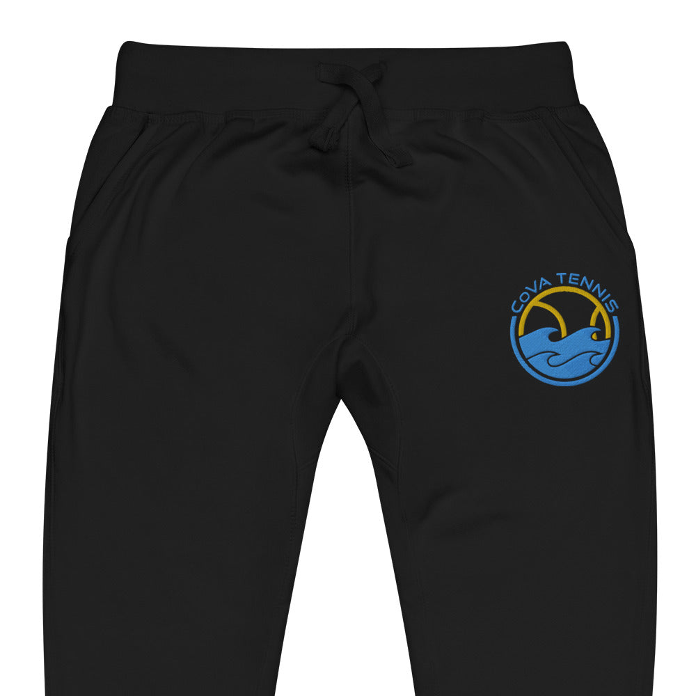 CoVA Tennis Ball & Waves Logo Unisex fleece sweatpants