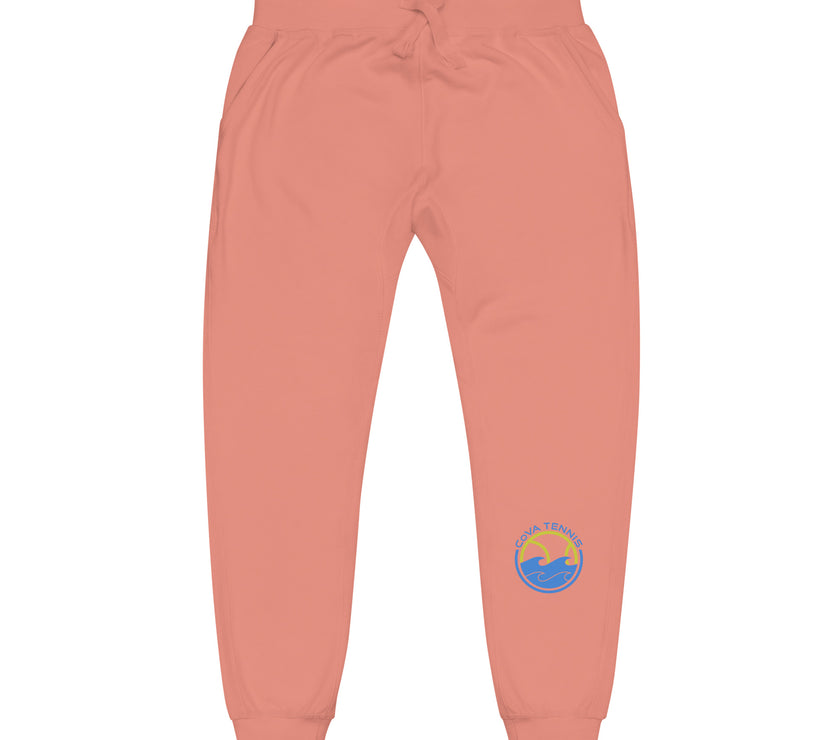 CoVA Tennis Ball & Waves Logo Unisex fleece sweatpants