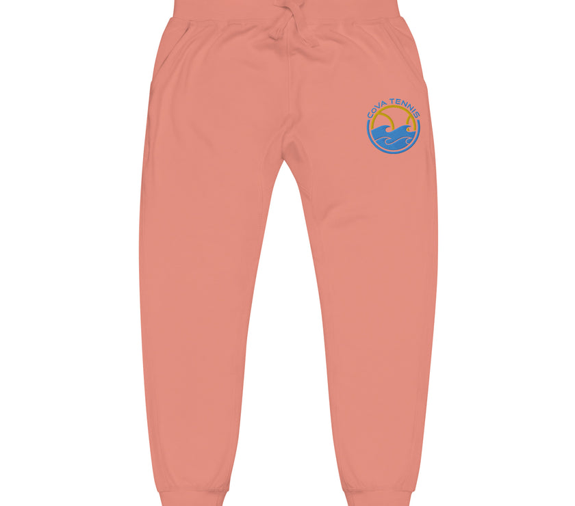 CoVA Tennis Ball & Waves Logo Unisex fleece sweatpants