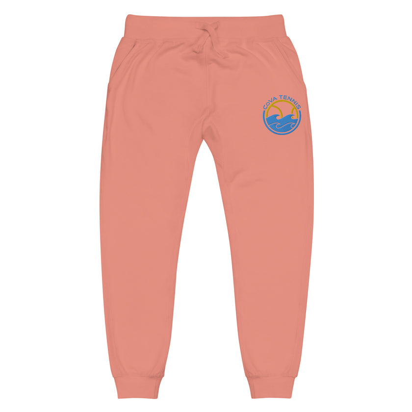 CoVA Tennis Ball & Waves Logo Unisex fleece sweatpants