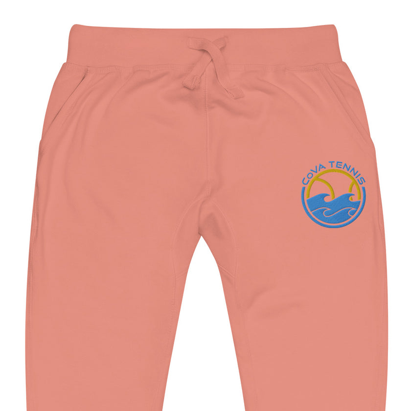 CoVA Tennis Ball & Waves Logo Unisex fleece sweatpants