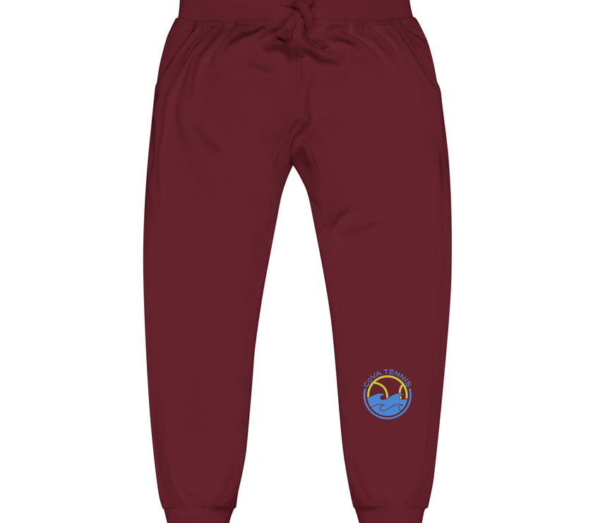 CoVA Tennis Ball & Waves Logo Unisex fleece sweatpants