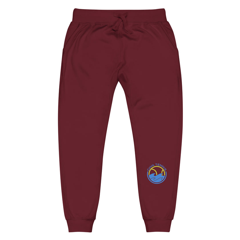 CoVA Tennis Ball & Waves Logo Unisex fleece sweatpants