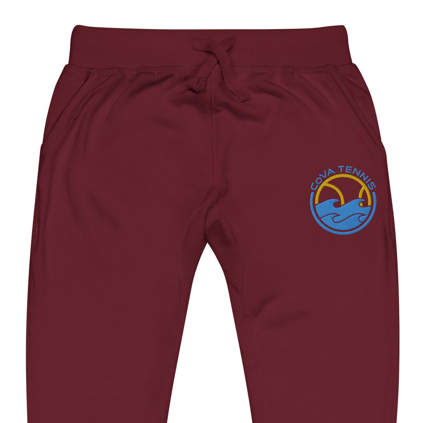 CoVA Tennis Ball & Waves Logo Unisex fleece sweatpants