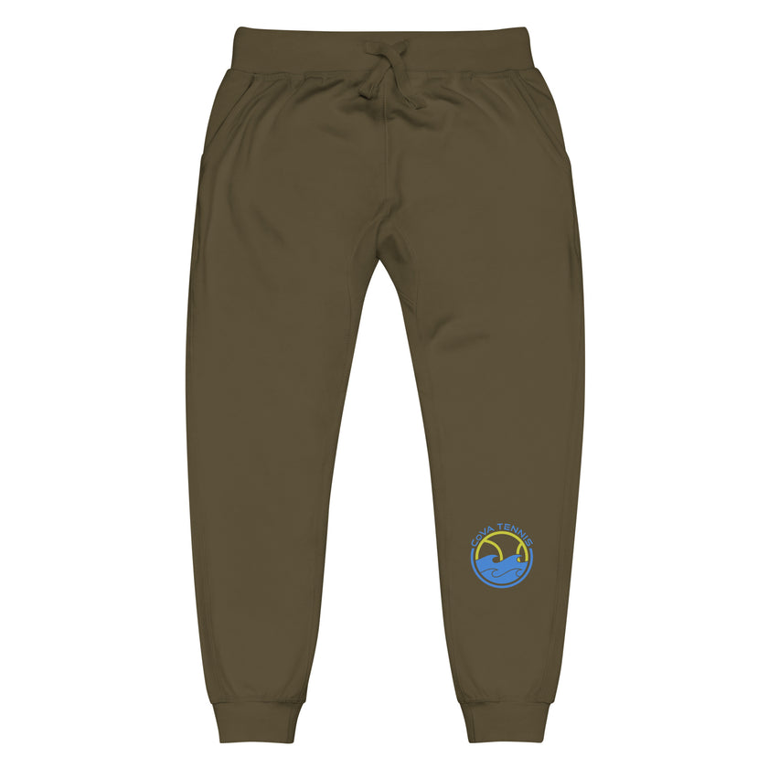 CoVA Tennis Ball & Waves Logo Unisex fleece sweatpants