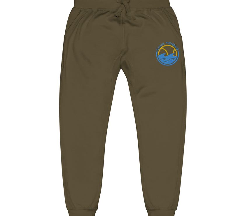 CoVA Tennis Ball & Waves Logo Unisex fleece sweatpants