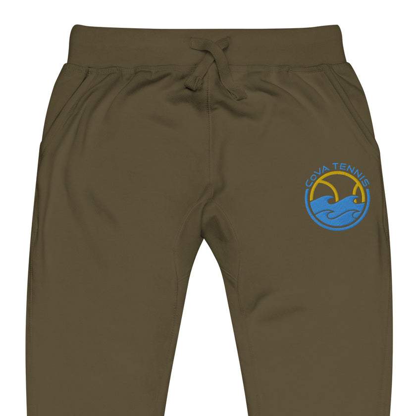 CoVA Tennis Ball & Waves Logo Unisex fleece sweatpants