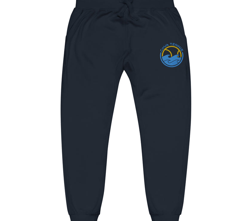 CoVA Tennis Ball & Waves Logo Unisex fleece sweatpants