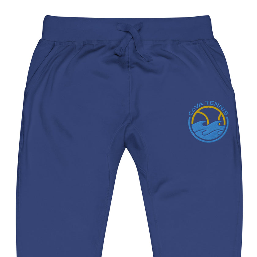 CoVA Tennis Ball & Waves Logo Unisex fleece sweatpants