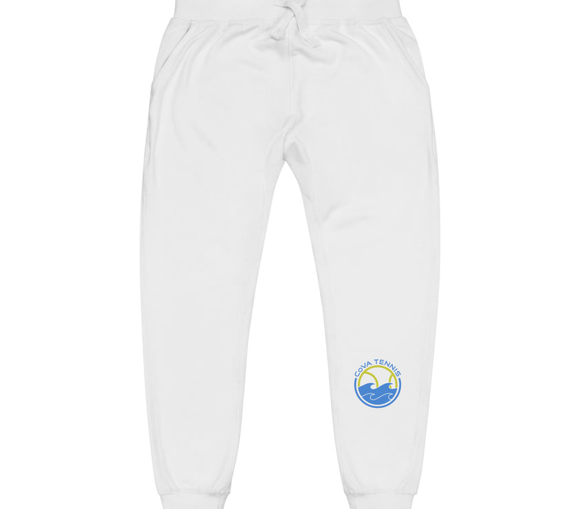 CoVA Tennis Ball & Waves Logo Unisex fleece sweatpants