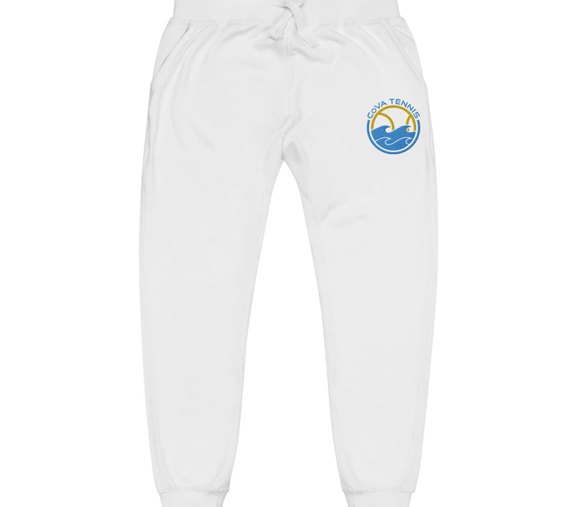 CoVA Tennis Ball & Waves Logo Unisex fleece sweatpants