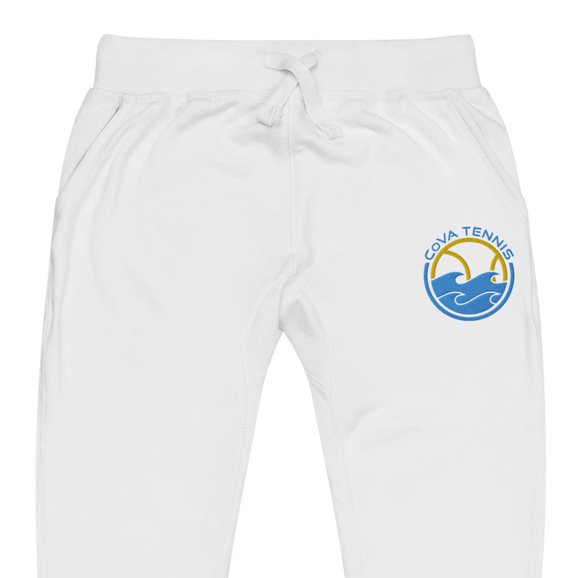 CoVA Tennis Ball & Waves Logo Unisex fleece sweatpants