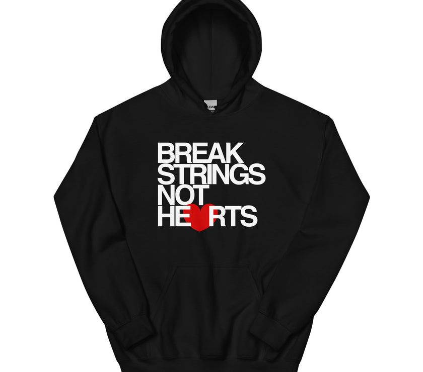 Break Strings Not Hearts by CoVA Tennis Unisex Heavy Blend Hoodie