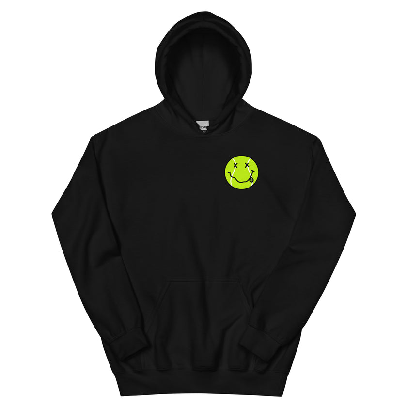 Smiling Tennis Ball by CoVA Tennis Unisex Heavy Blend Hoodie