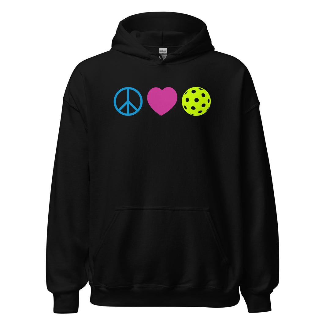 Peace Love Pickleball Unisex Hoodie