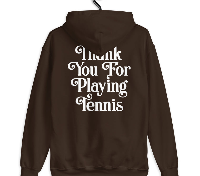 Thank You For Playing Tennis Unisex Heavy Blend Hoodie by CoVA Tennis