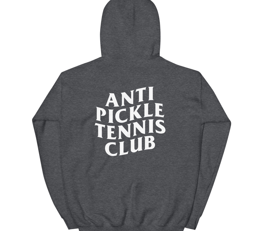 Anti Pickleball Tennis Club Unisex Heavy Blend Hoodie by CoVA Tennis