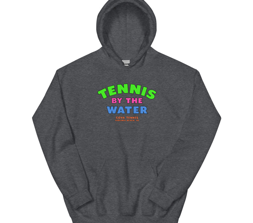 Tennis By The Water Unisex Heavy Blend Hoodie by CoVA Tennis