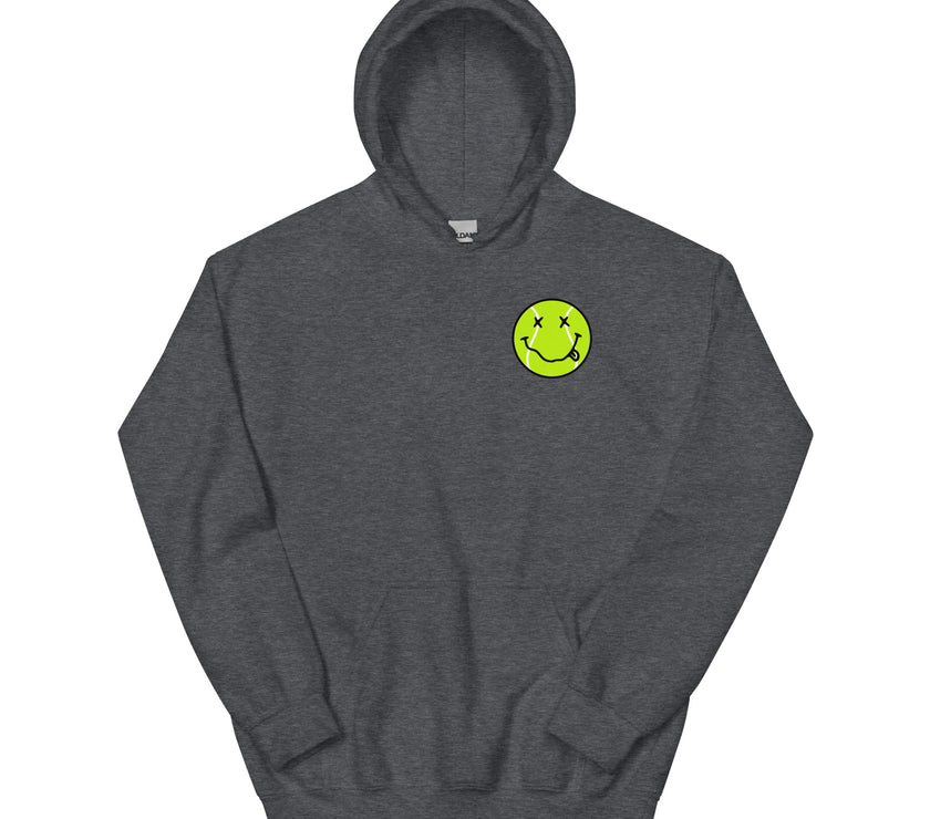 Smiling Tennis Ball by CoVA Tennis Unisex Heavy Blend Hoodie