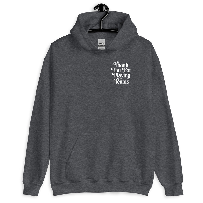 Thank You For Playing Tennis Unisex Heavy Blend Hoodie by CoVA Tennis