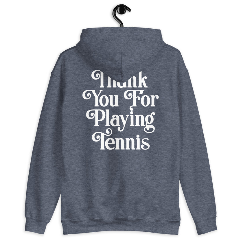 Thank You For Playing Tennis Unisex Heavy Blend Hoodie by CoVA Tennis