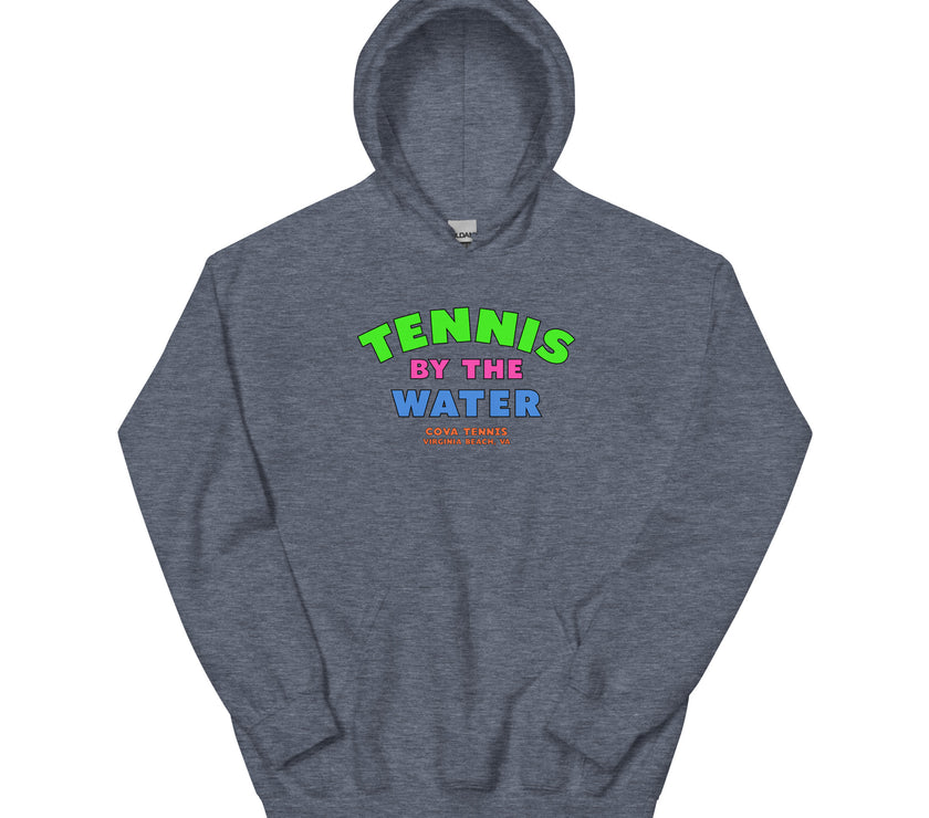 Tennis By The Water Unisex Heavy Blend Hoodie by CoVA Tennis