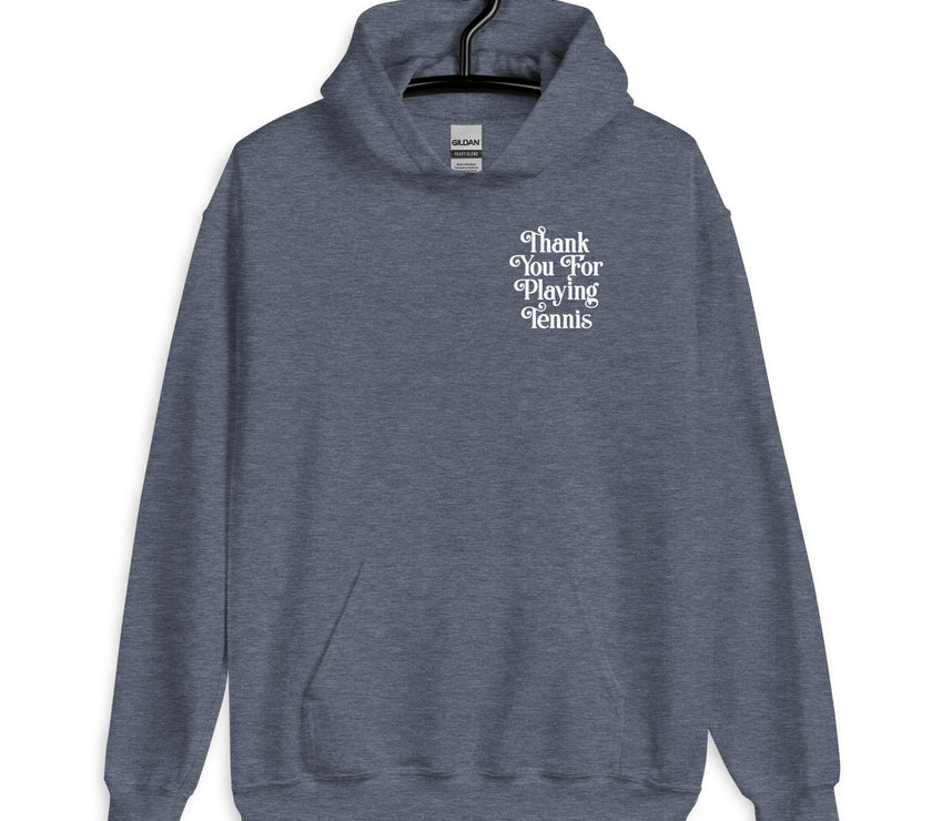 Thank You For Playing Tennis Unisex Heavy Blend Hoodie by CoVA Tennis