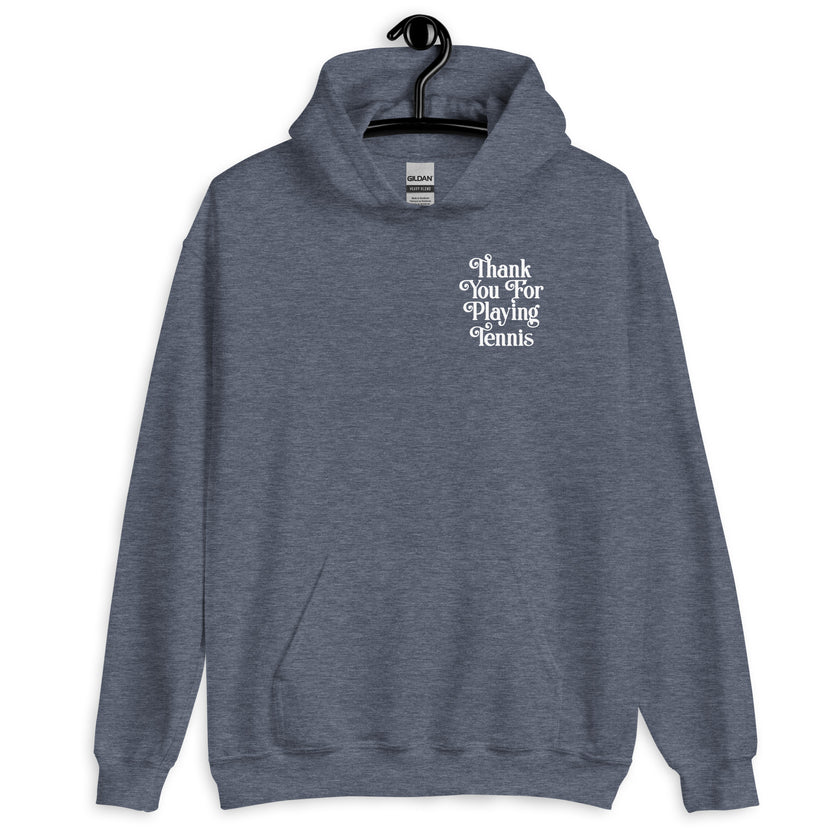 Thank You For Playing Tennis Unisex Heavy Blend Hoodie by CoVA Tennis